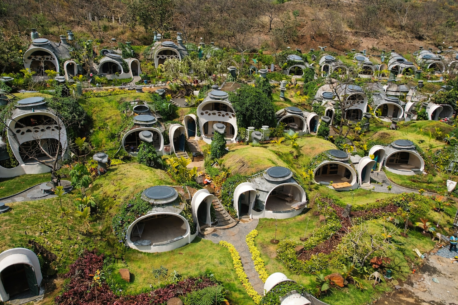 Ferrocement Dome Construction